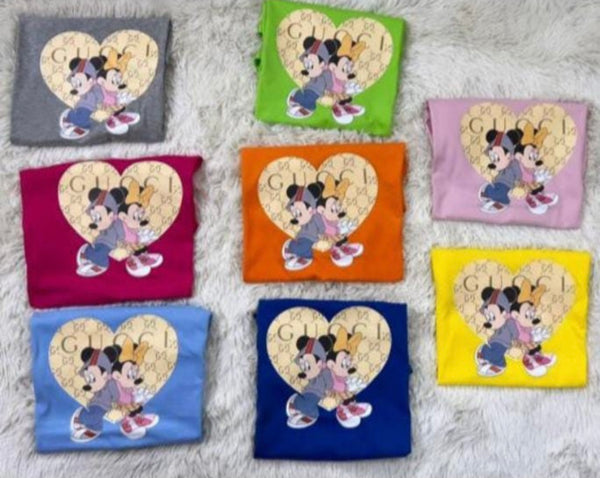 T-shirt minnie cuore